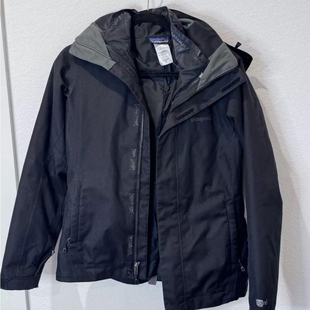 Patagonia Black Ski Insulated Jacket Womens